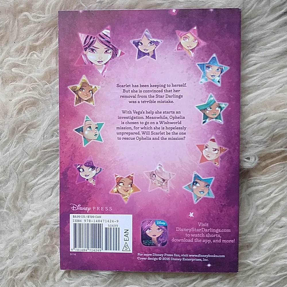 Disney Star Darlings Scarlet Discovers True Strength 5 Book Lot Club Party Favor